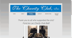 Desktop Screenshot of fdlcharityclub.org