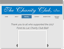 Tablet Screenshot of fdlcharityclub.org